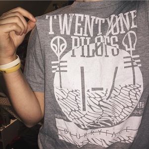 Grey Twenty One Pilots T-Shirt